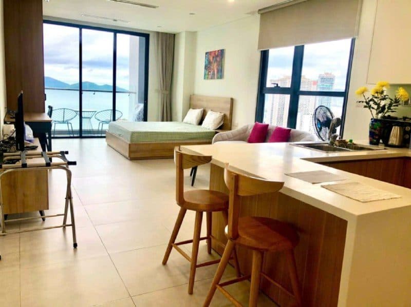 Studio sea-view apartment in North Nha Trang